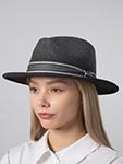 Шляпа STETSON арт. 2598158 TRAVELLER WOOLFELT MIX (серый)